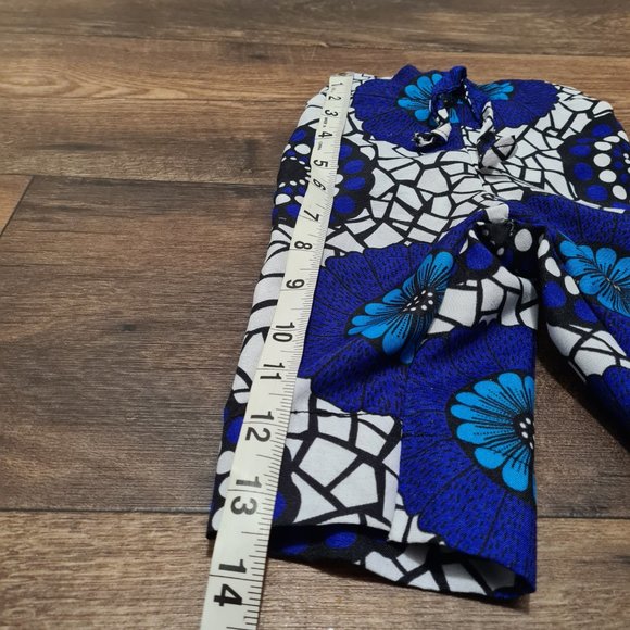 Children's 2 Piece West African Yellow Ankara Button Up Shirt And Pants Set 18m - Picture 6 of 6